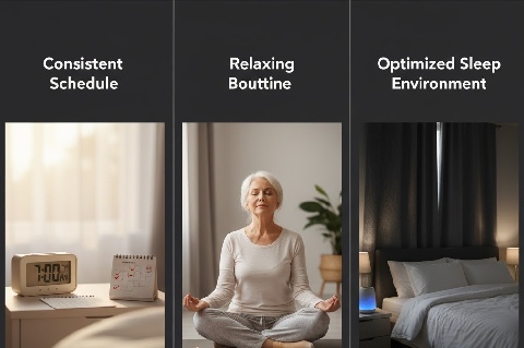 Improve health aging by good sleep.